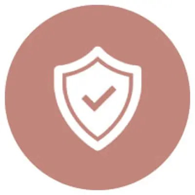 Shield icon representing maximizing safety.