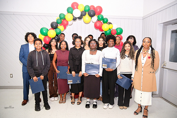 The 14- to 18-year-old 2024 Afro Caribbean Youth Awards recipients.