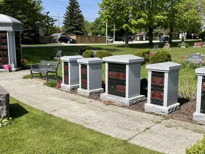 Estate niches in the Listowel Cemetery.