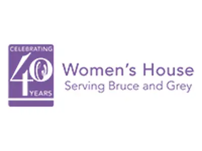 Women's House Serving Bruce and Grey 40th Anniversary Logo