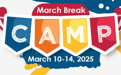 March Break Camp. March 10-14, 2025.