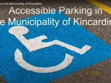 Introductory screen for Accessible Parking in the Municipality of Kincardine video.